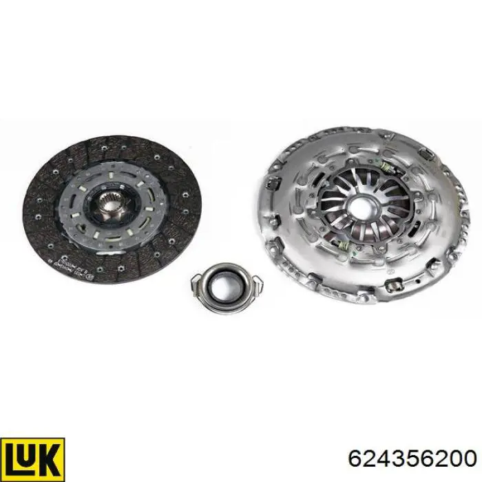 Комплект сцепления (3 части) LUK 624356200 цена, от 262.46 USD