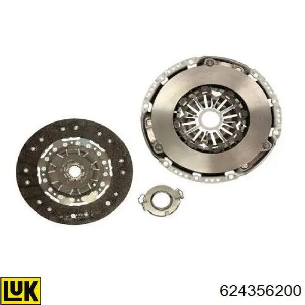 Комплект сцепления (3 части) LUK 624356200 цена, от 262.46 USD