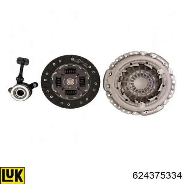 Комплект сцепления (3 части) LUK 624375334 цена, от 382.54 USD