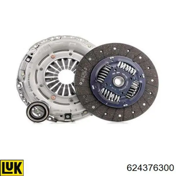 Комплект сцепления (3 части) LUK 624376300 цена, от 128.40 USD