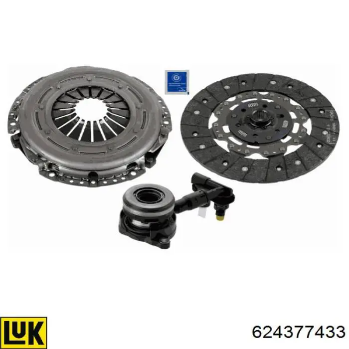 Комплект сцепления (3 части) LUK 624377433 цена, от 255.32 USD