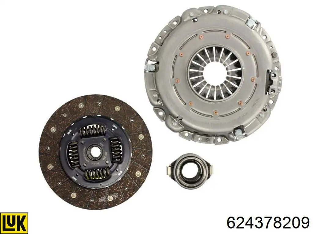 Купить 832095 VALEO Комплект сцепления (диск, корзина, подшипник)