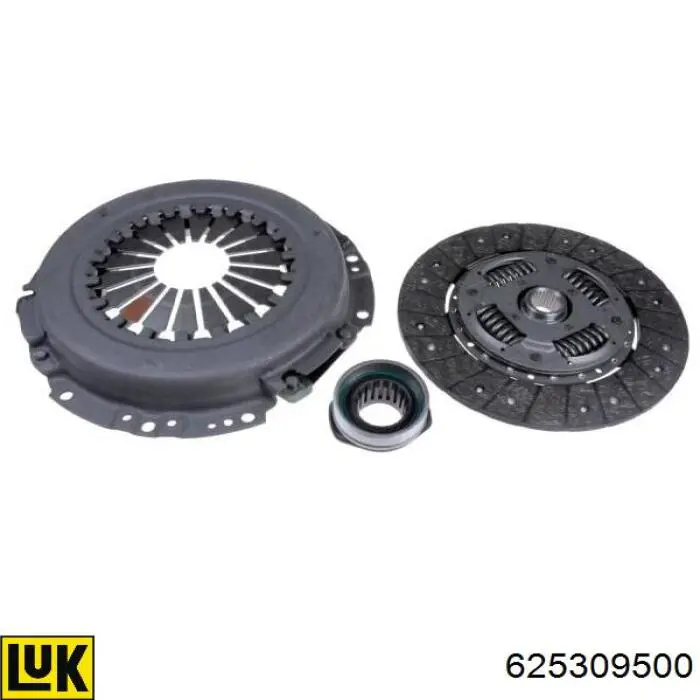 Kit de embraiagem (3 peças) 625309500 LUK