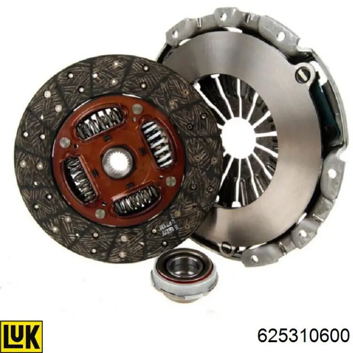 Комплект сцепления (3 части) LUK 625310600 цена, от 246.58 USD