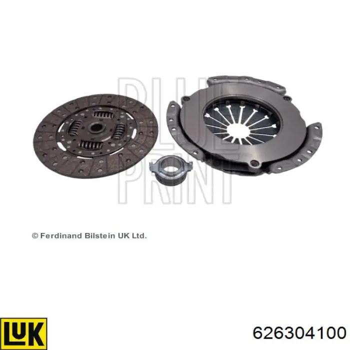Kit de embraiagem (3 peças) 626304100 LUK