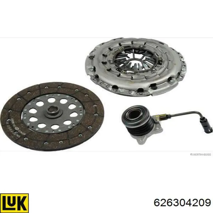 Комплект сцепления (3 части) INA 626304209 цена, от 376.37 USD
