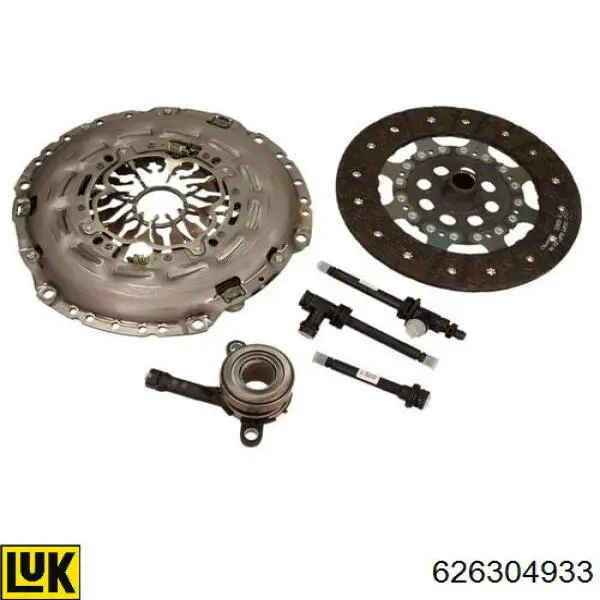 Комплект сцепления (3 части) LUK 626304933 цена, от 309.13 USD