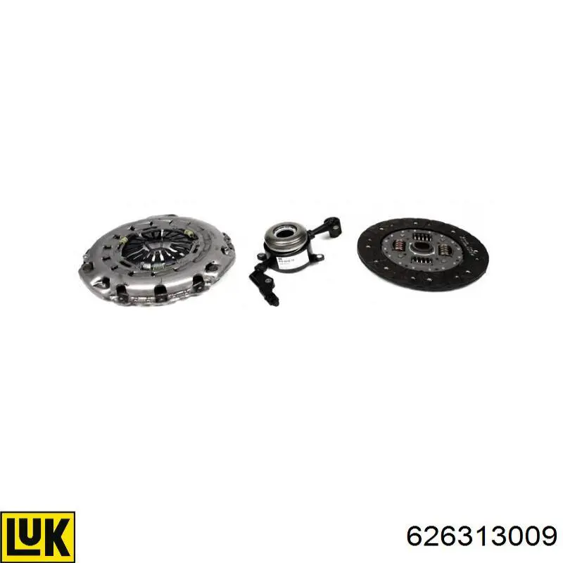 Комплект сцепления (3 части) LUK 626313009 цена, от 276.80 USD