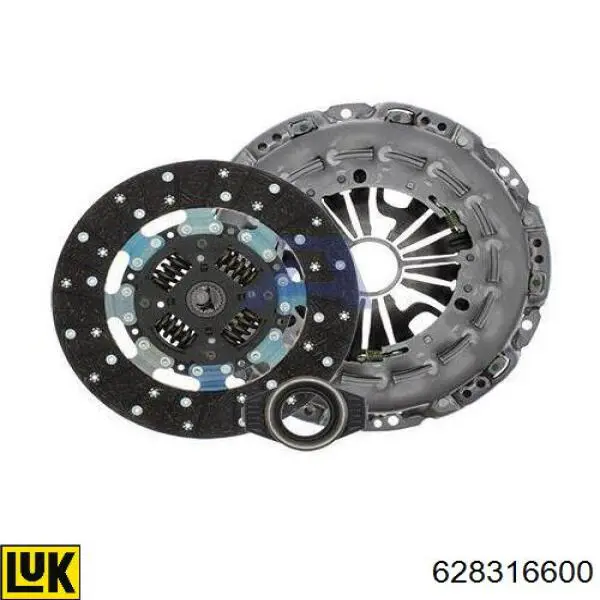 Комплект сцепления (3 части) LUK 628316600 цена, от 357.89 USD