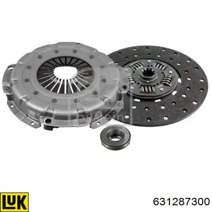 Комплект сцепления (3 части) Febi 105206 цена, от 443.85 USD