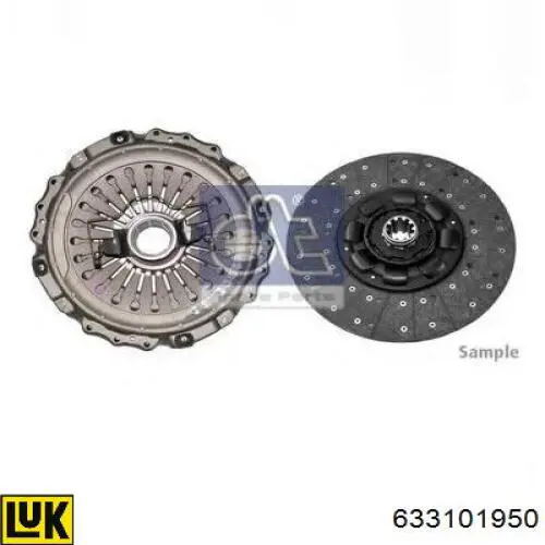 Комплект сцепления (3 части) LUK 633101950 цена, от 503.44 USD