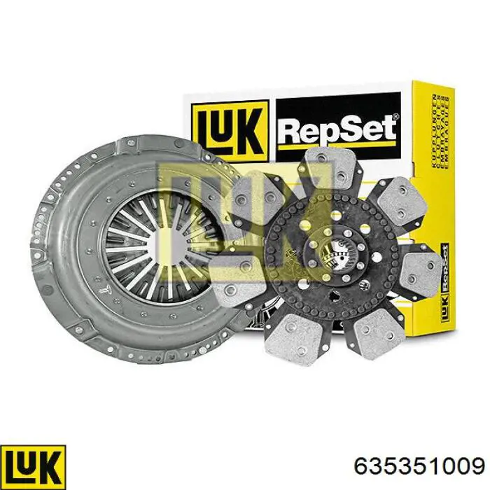 Комплект сцепления (3 части) LUK 635351009 цена, от 696.71 USD
