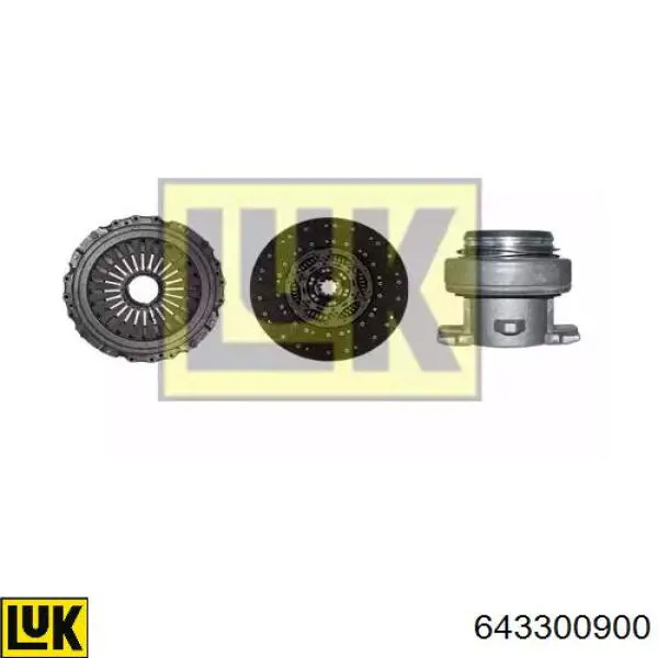 Купить 643300900 LUK Комплект сцепления (диск, корзина, подшипник)