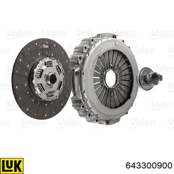 Комплект сцепления (3 части) LUK 643300900 цена, от 615.09 USD