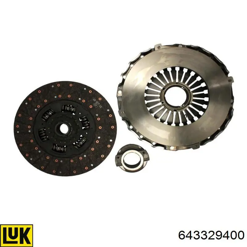 Комплект сцепления (3 части) LUK 643329400 цена, от 843.45 USD