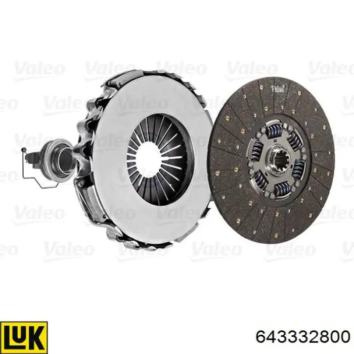 Купить 5001866299 Renault (RVI) Комплект сцепления (диск, корзина, подшипник)