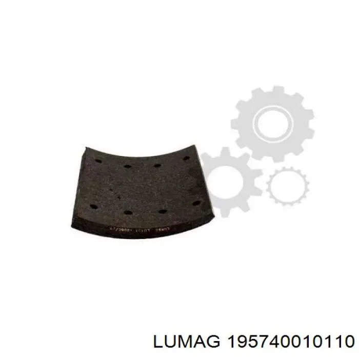 Накладка тормозная задняя (TRUCK) 19574180008T099 Textar