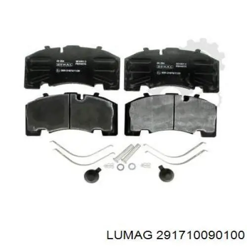 Колодки дисковые  Lumag 291710090100 цена, от 106.10 USD