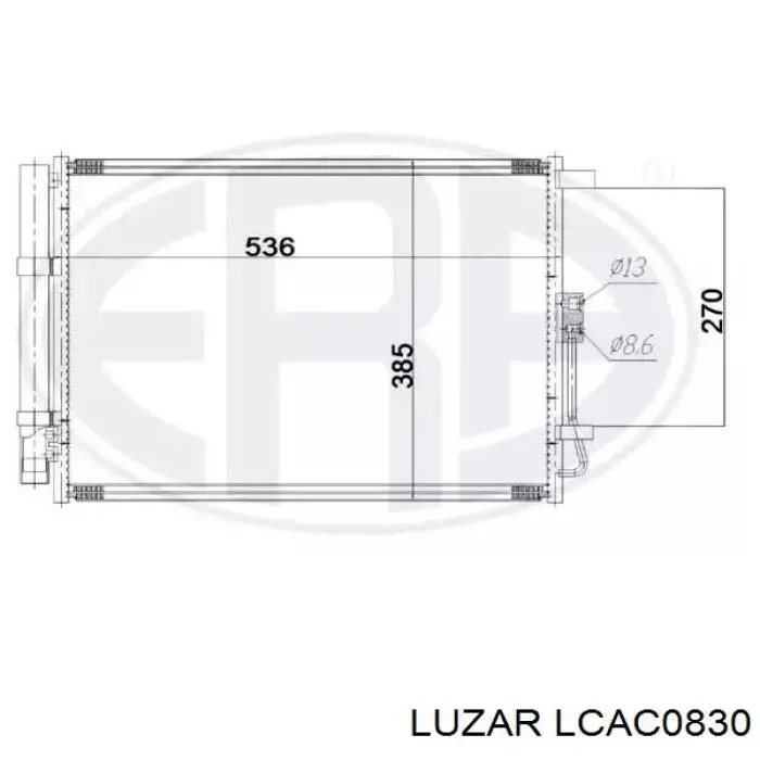 Компрессор кондиционера LCAC0830 Luzar