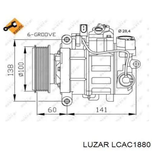 Насос кондиционера Mahle Original ACP40