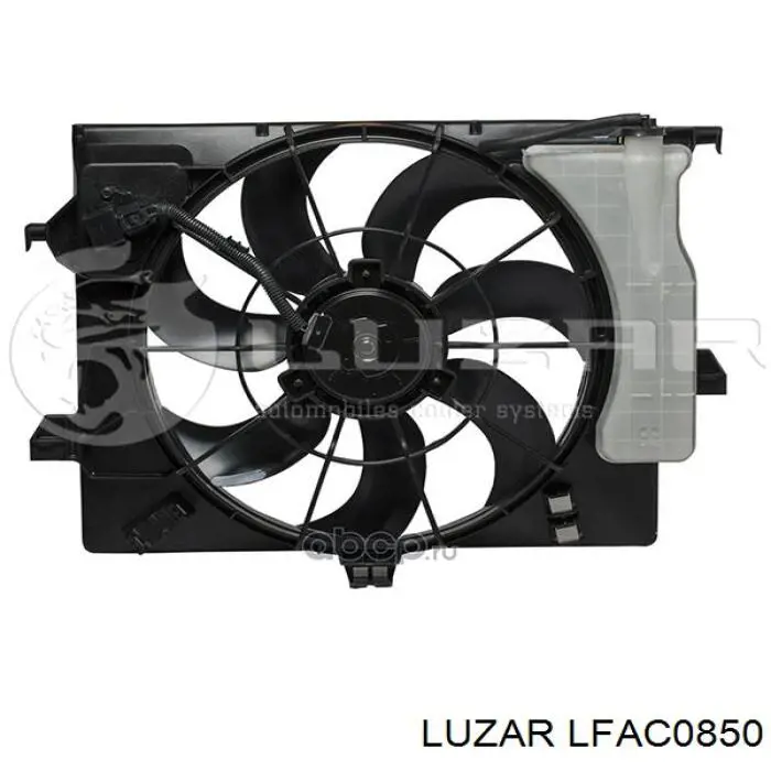 LFAC0850 Luzar difusor do radiador de aparelho de ar condicionado, montado com roda de aletas e o motor