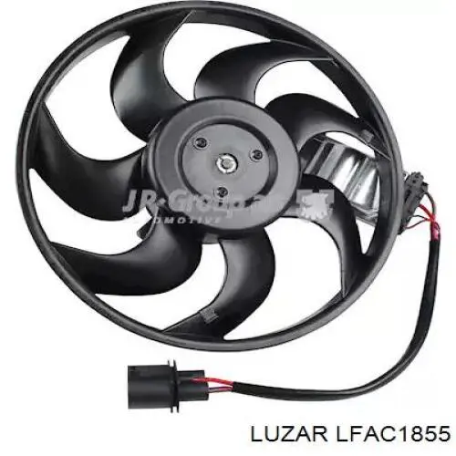 LFAC1855 Luzar ventilador elétrico de esfriamento montado (motor + roda de aletas esquerdo)