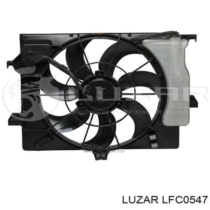 PXNAC-001 Parts-Mall электровентилятор охлаждения в сборе (мотор+крыльчатка)