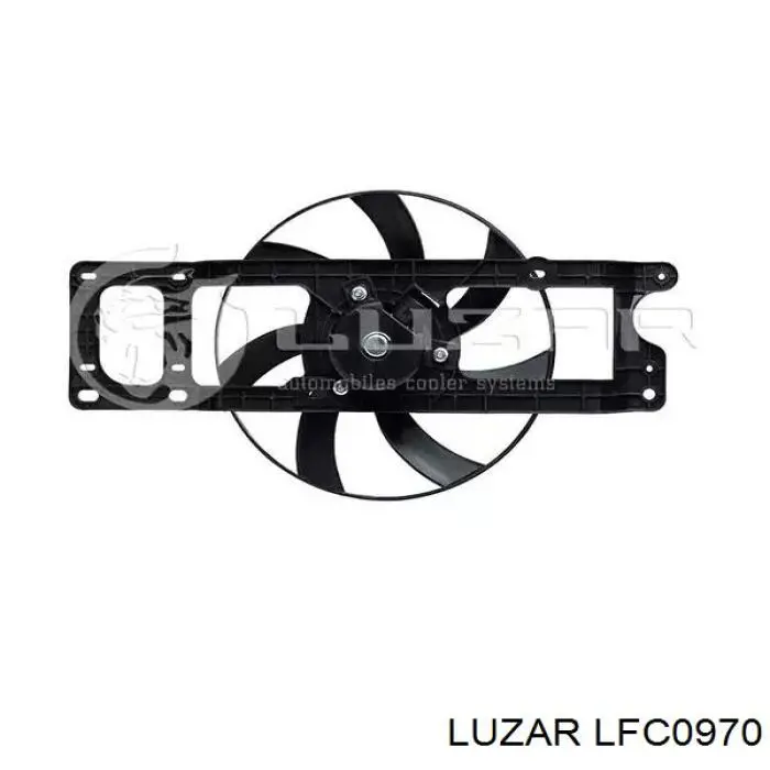 LFc0970 Luzar электровентилятор охлаждения в сборе (мотор+крыльчатка)