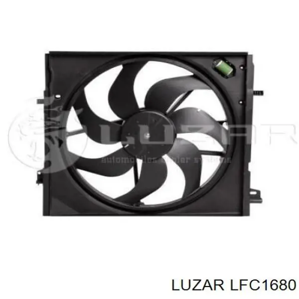 LFc 1680 Luzar ventilador (roda de aletas do radiador de esfriamento)