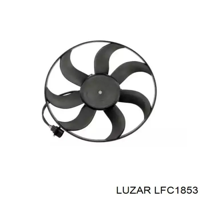 Электровентилятор кондиционера в сборе (мотор+крыльчатка) LUZAR LFC1853