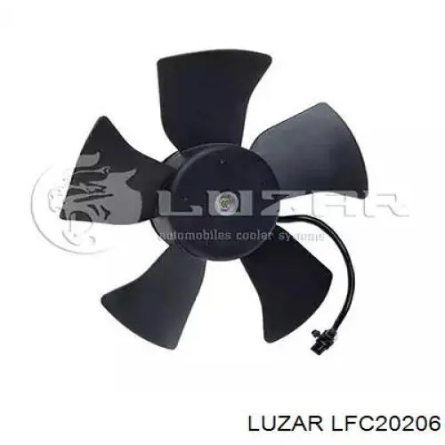 Ventilador elétrico de esfriamento montado (motor + roda de aletas) Luzar LFC20206 preço, a partir de 49,00 USD