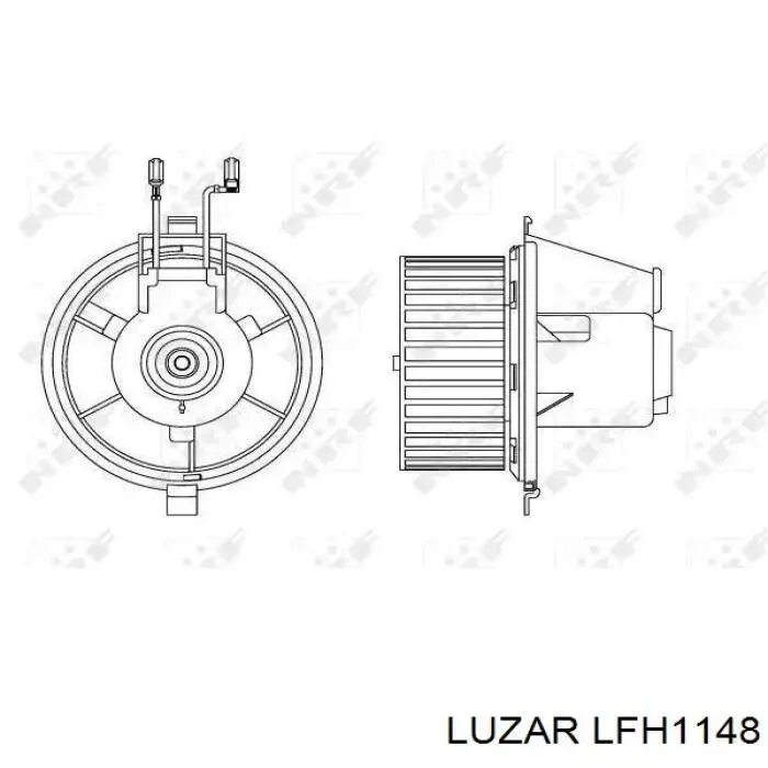 LFH1148 Luzar Электромотор печки