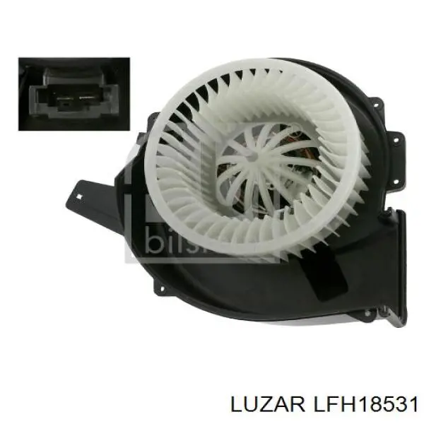 Двигун вентилятора пічки (обігрівача салону) LFH18531 Luzar