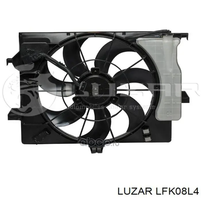 LFK 08L4 Luzar difusor do radiador de esfriamento, montado com motor e roda de aletas