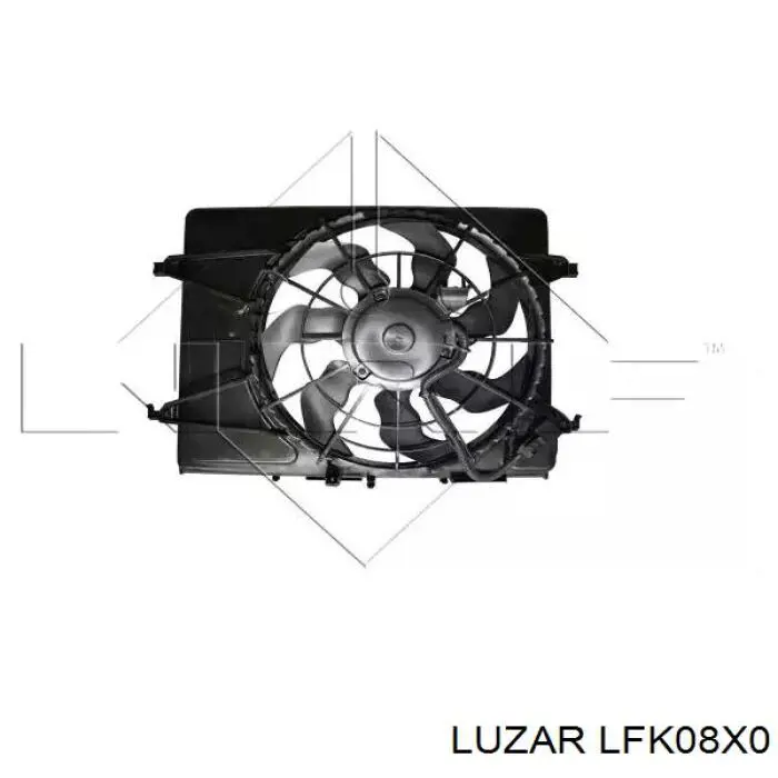 Купить 40C123W1 Polcar Диффузор вентилятора в сборе с мотором и крыльчаткой