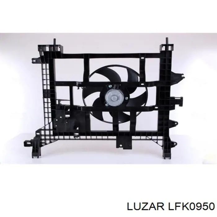 LFK0950 Luzar диффузор радиатора охлаждения, в сборе с мотором и крыльчаткой