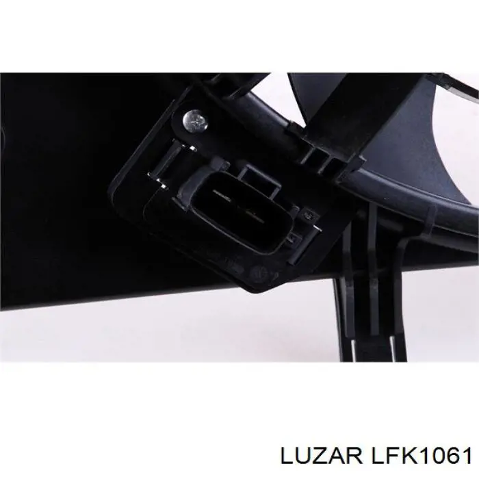 LFK 1061 Luzar difusor do radiador de esfriamento, montado com motor e roda de aletas