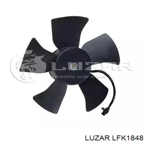 LFK1848 Luzar Вентилятор радиатора