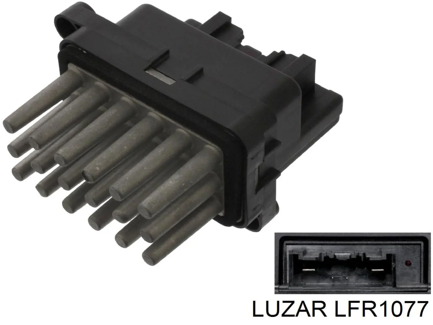Резистор (сопротивление) вентилятора печки (отопителя салона) LUZAR LFR1077