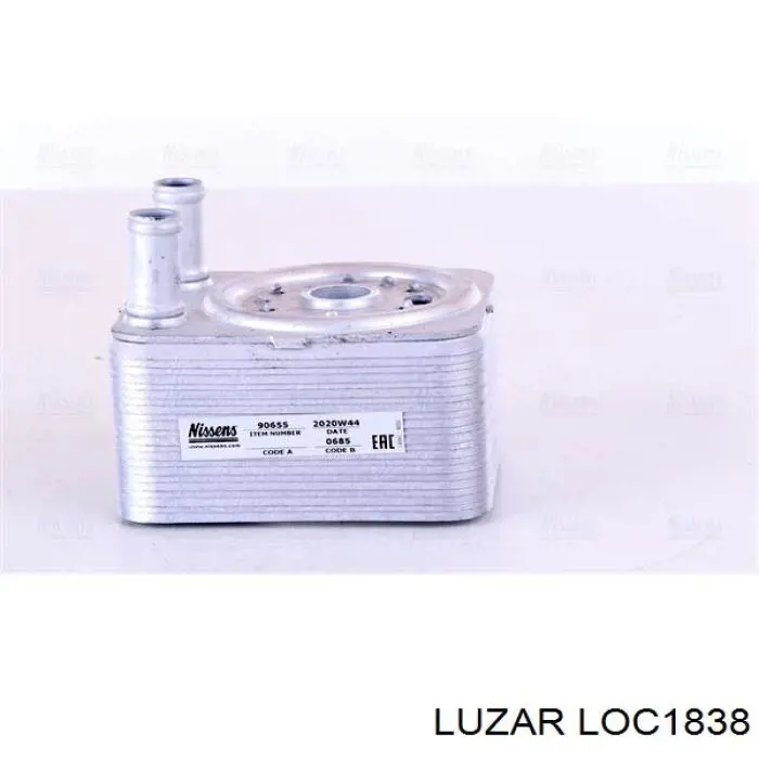 LOC1838 Luzar Радиатор масляный (холодильник) под фильтром