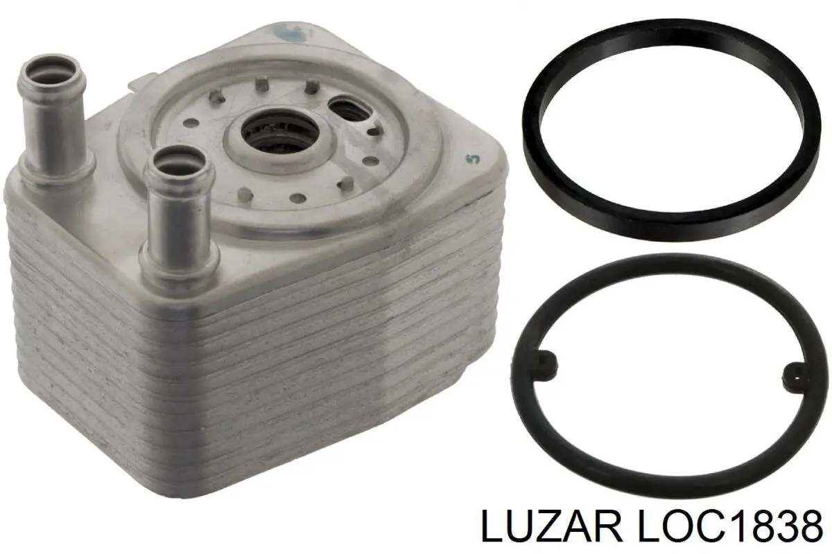 LOC1838 Luzar radiador de óleo (frigorífico, debaixo de filtro)