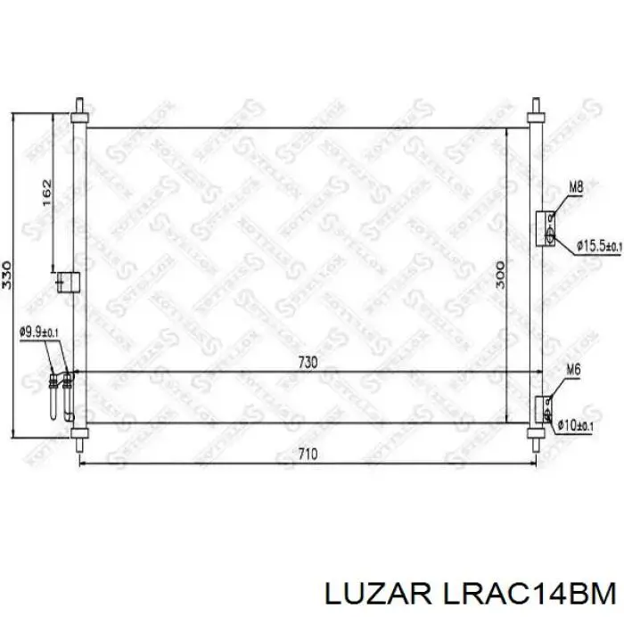 Радиатор кондиционера AC252000S Mahle Original