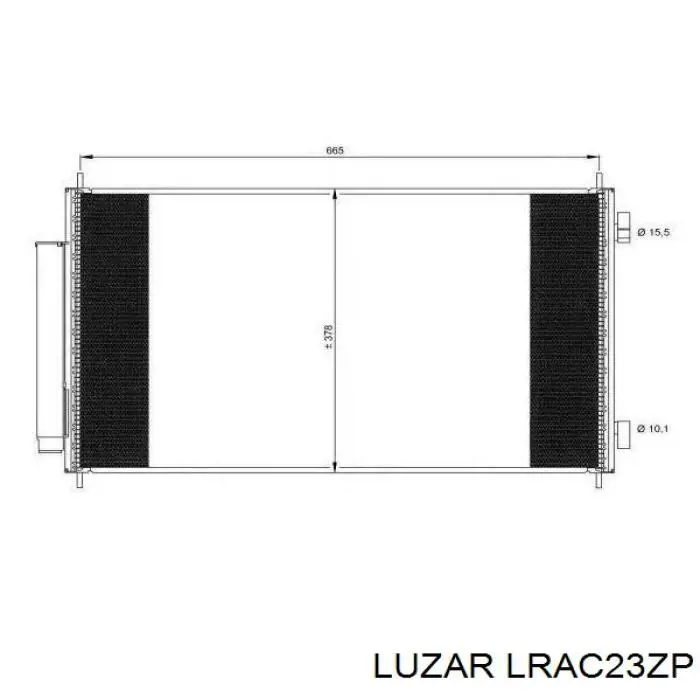 Купить LRAC23ZP Luzar Радиатор системы охлаждения кондиционера