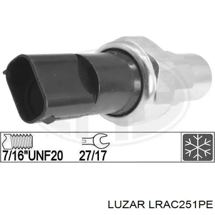 Радиатор кондиционера LRAC251PE Luzar