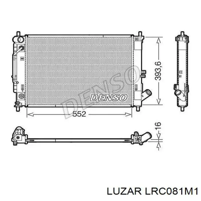 Радиатор PL822391 Koyorad