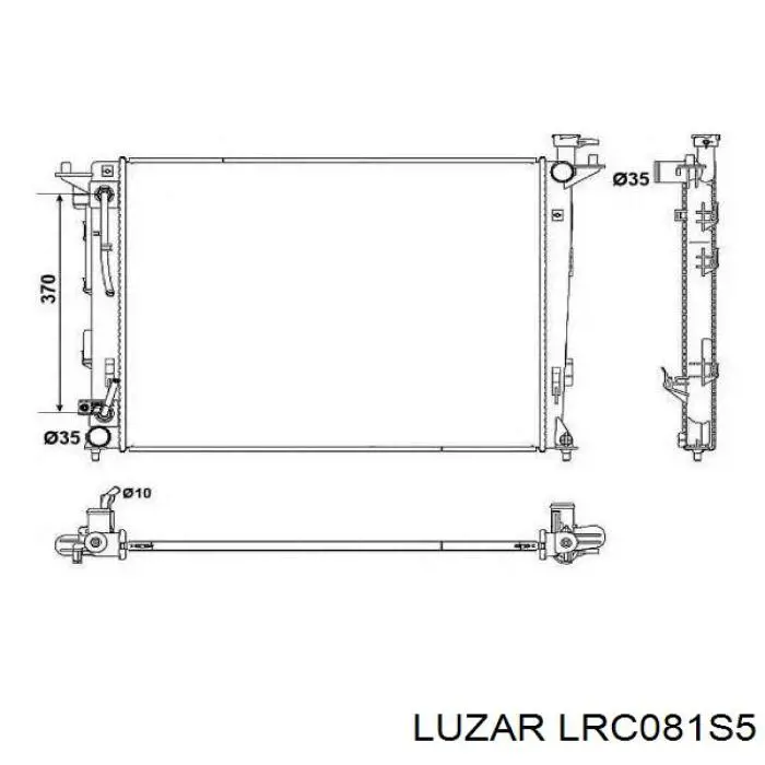 Радиатор LRC081S5 Luzar