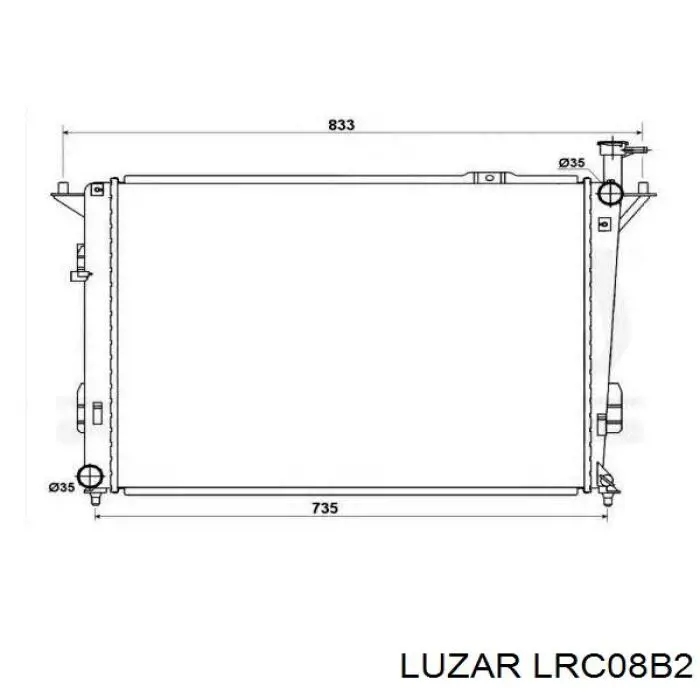 Радиатор LRC08B2 Luzar