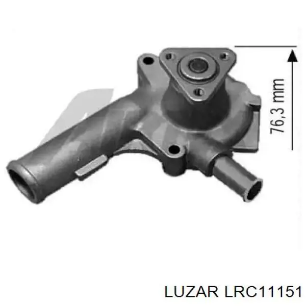 Радиатор охлаждения двигателя Luzar LRC11151 цена, от 81.15 USD
