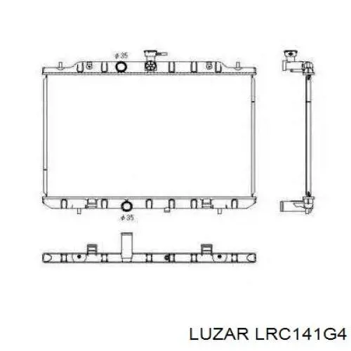 Радиатор LRC141G4 Luzar