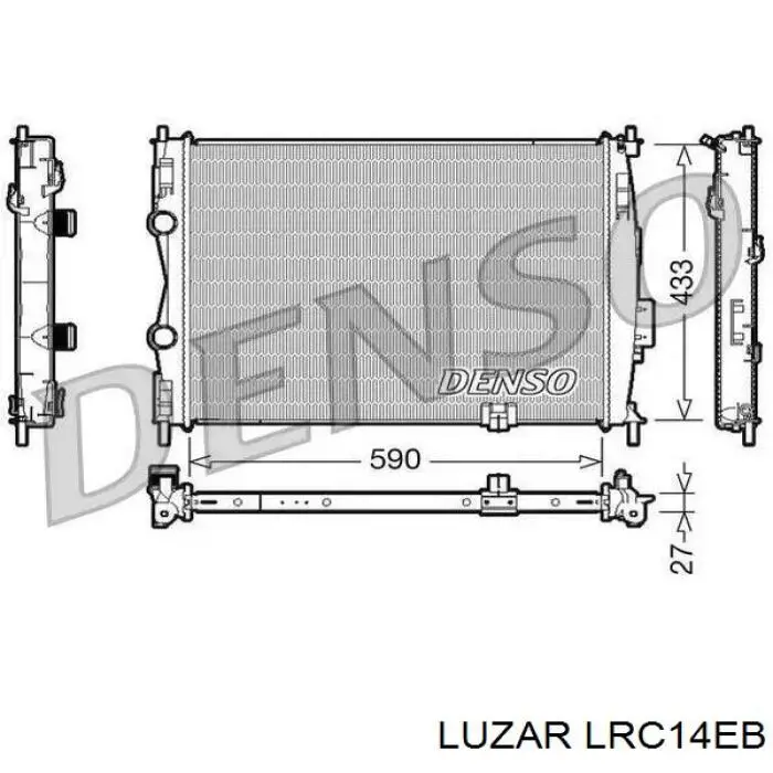 Купить LRC14EB Luzar Радиатор водяной